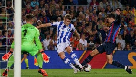Sociedad, Devler Ligi için Barcelona’yı yıktı